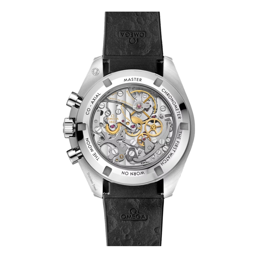 Speedmaster Moonwatch Professional Chronograph Sapphire 42mm - White on Rubber Strap OMEGA